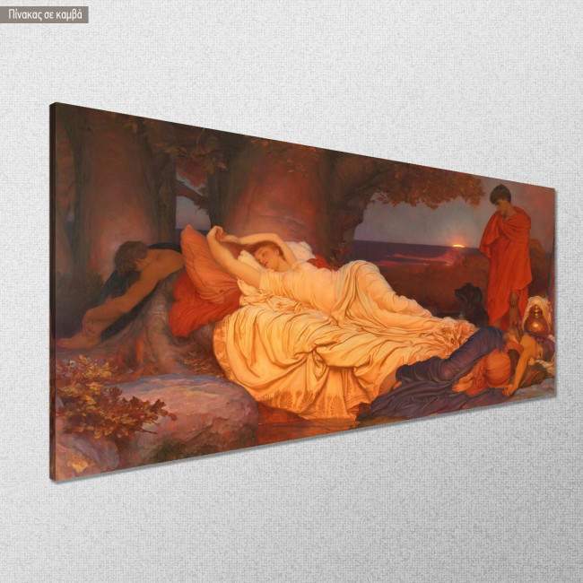Canvas print Cymon and Iphigenia, Leighton F.
