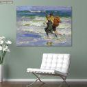 Canvas print At the beach, Edward Henry Potthast