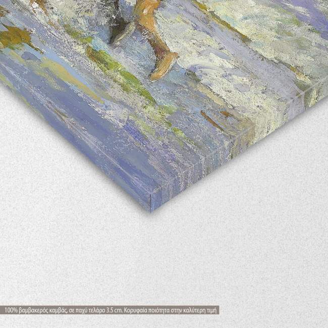 Πίνακας ζωγραφικής At the beach, Edward Henry Potthast, αντίγραφο σε καμβά, λεπτομέρεια