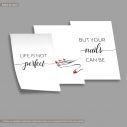 Poster Perfect nails triptych