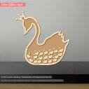 Swan wooden wishes board