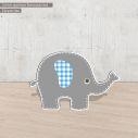 Wooden figure Elephant simple