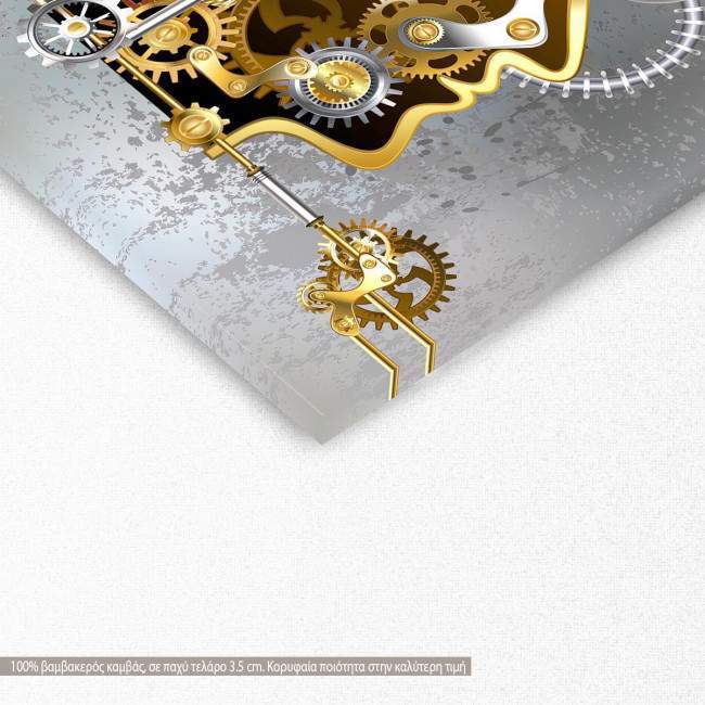 Πίνακας σε καμβά The machine head, λεπτομέρεια