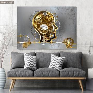 Canvas printThe head machine