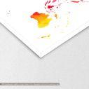 Canvas print Colorful world map II