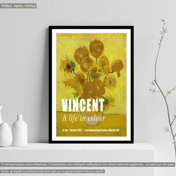 A life in colour, Vincebt van Gogh, Poster
