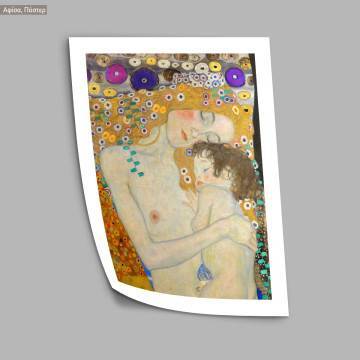 Mother and child, Klimt Gustav, Poster 2