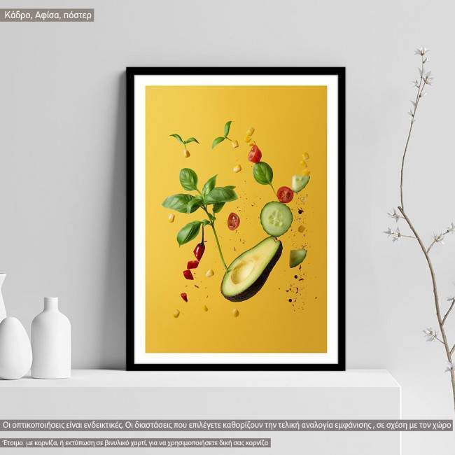 Poster Abstract salad, @simplestory