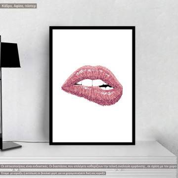 Pink lips, poster