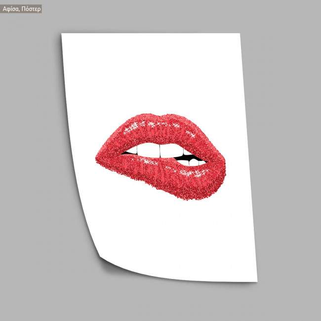 Red lips, αφίσα