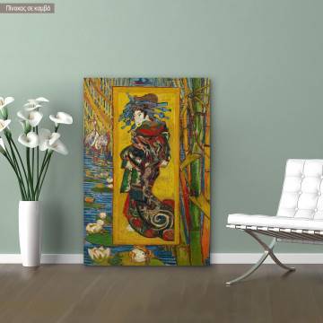 Canvas print Courtesan, Vincent van Gogh