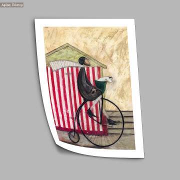 Bicyle ride,  κάδρο, μαύρη κορνίζα 2