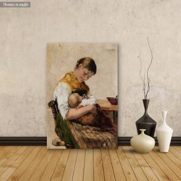 Canvas print Maternal affection, Iakovidis