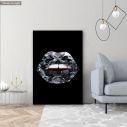 Canvas print Diamond lips