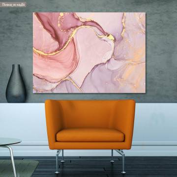 Πίνακας σε καμβά Pink marble texture