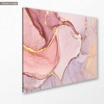 Canvas print Pink marble texture Framed canvas View 1 2