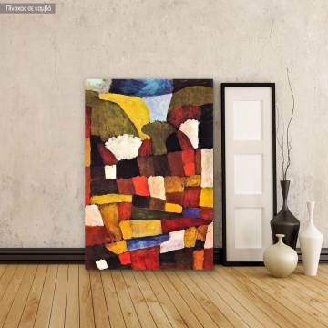 Canvas print Garden in P.H, Klee P.