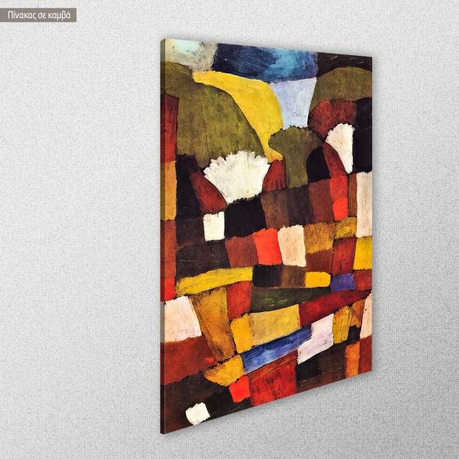 Canvas print Garden in P.H, Klee P.