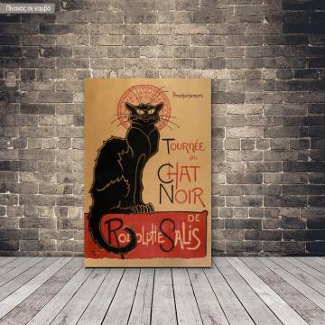 Canvas print Tournee du chat noir, Henri de Toulouse Lautrec