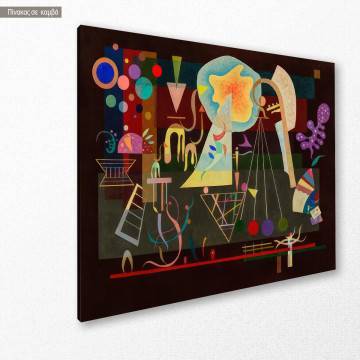 Canvas print Calmed tension Kandinsky W. Framed canvas View 1 2