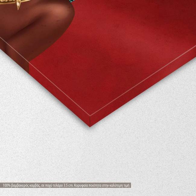 Πίνακας σε καμβά Royal beauty, λεπτομέρεια