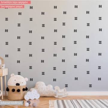 Wall stickers 3 abstract lines