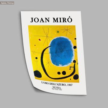 MoMA, L'oro dell'azzuro, Miro J, Poster 2