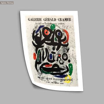Galerie Gerald Cramer, Miro J, Poster 2