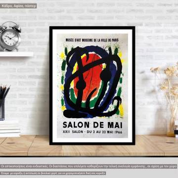 Salon de Mai, Miro J, Poster
