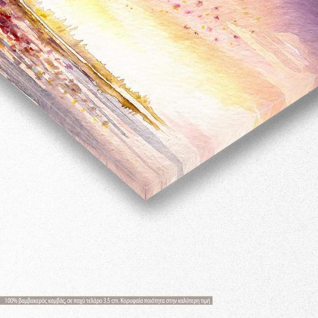 Canvas print Autumn wind panoramic