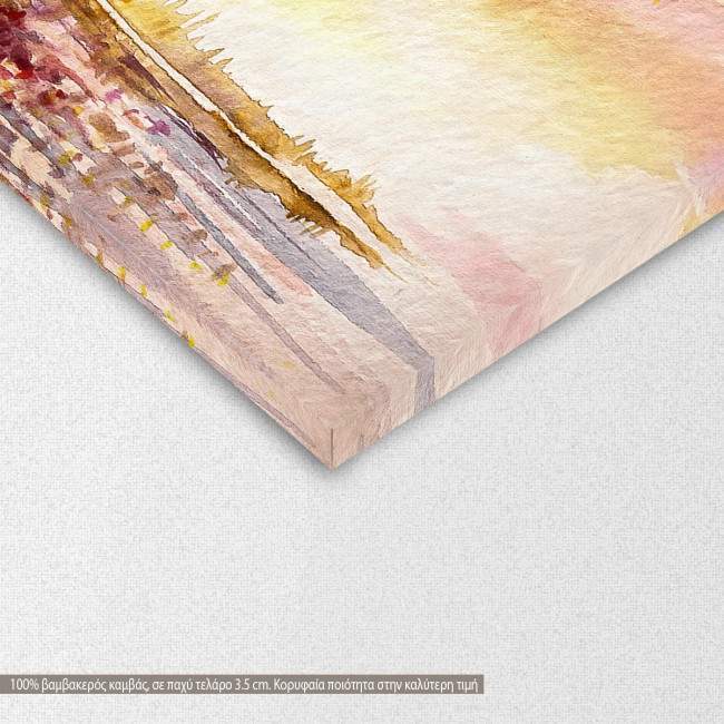 Canvas print Autumn wind,3 panels