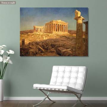 Πίνακας ζωγραφικής The Parthenon, Παρθενώνας, Church F. E, αντίγραφο σε καμβά