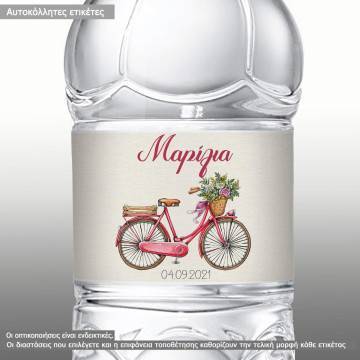 Sticker labelRomantic Vintage Bicycle