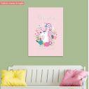 Kids canvas print Unicorns are real