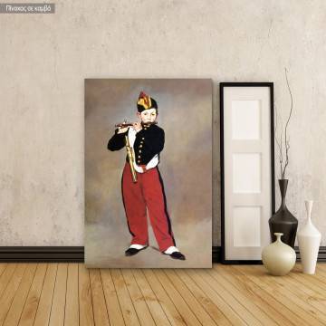 Canvas print The fifer, Manet Edouard