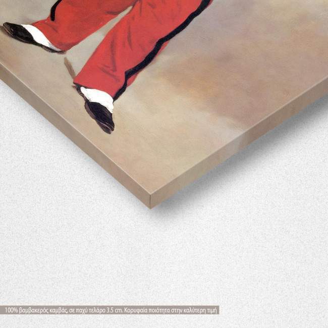 Πίνακας ζωγραφικής The fifer, Manet Edouard, αντίγραφο σε καμβά, λεπτομέρεια
