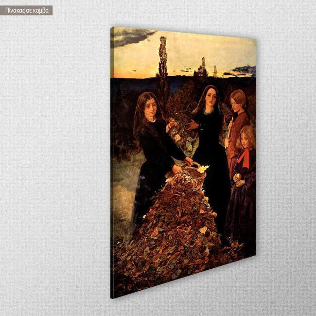 Πίνακας ζωγραφικής Autumn leaves, Millais John Everett, αντίγραφο σε καμβά, κοντινό