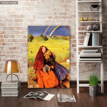Πίνακας ζωγραφικής The blind girl, Millais John Everett, αντίγραφο σε καμβά