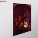 Canvas print Adoring the holy child, Rembrandt
