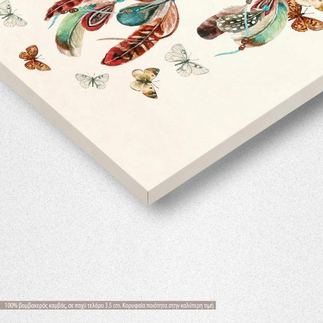 Canvas print , Dream catcher watercolors