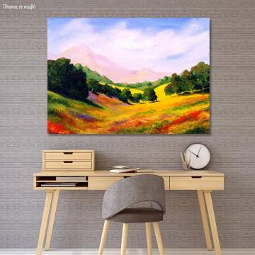 Canvas print, Mountain meadow