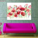 Canvas print, Poppies horizontal