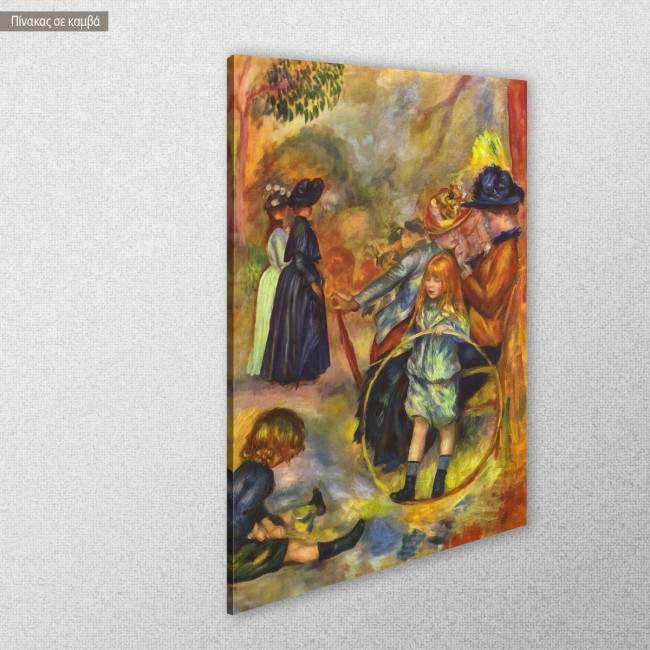 Canvas print In the garden of Luxembourg, Renoir Pierre-Augus