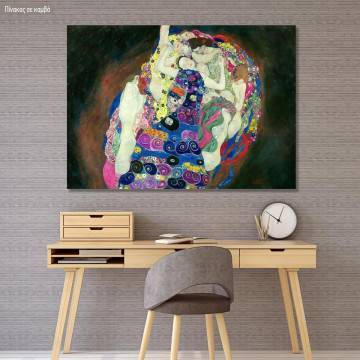 Canvas print The virgin, Klimt Gustav