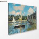 Canvas print Brücke von Argenteuil, Monet