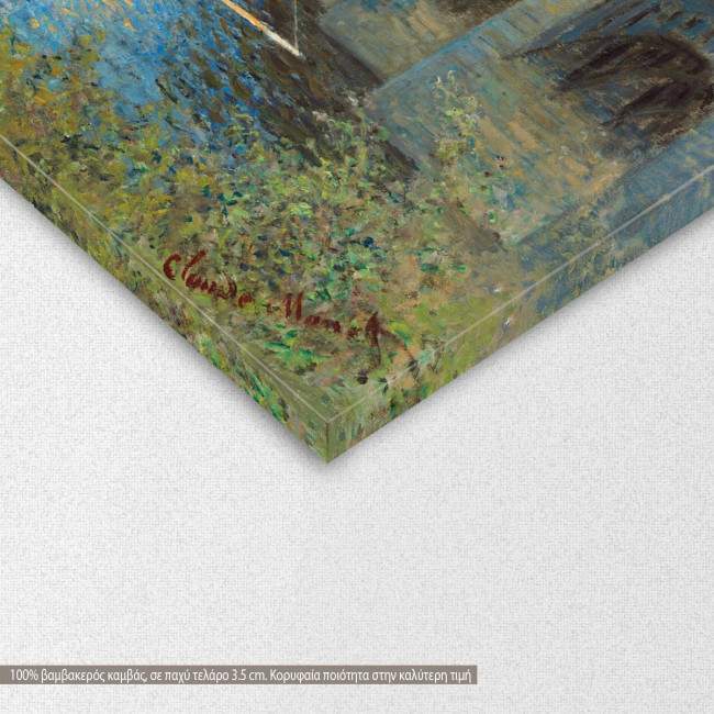 Canvas print Brücke von Argenteuil, Monet