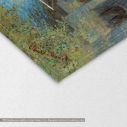Πίνακας ζωγραφικής Brücke von Argenteuil, Monet, αντίγραφο σε καμβά, λεπτομέρεια