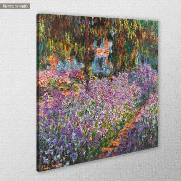 Canvas print Irises in Monet's garden, Monet 2