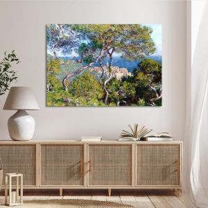Πίνακας ζωγραφικής Bordighera Monet Claude Καμβάς τελαρωμένος Όψη 1 2