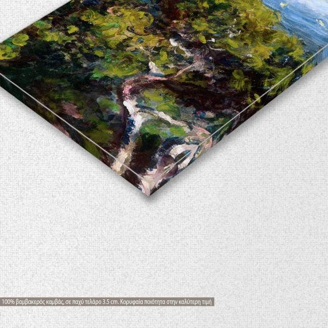 Canvas print Bordighera, Monet Claude, four panels